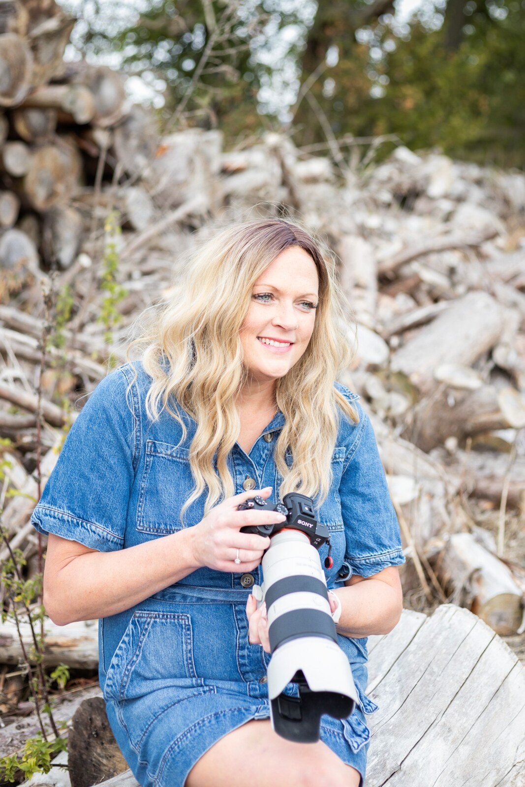 Sarah Johnson with her camera